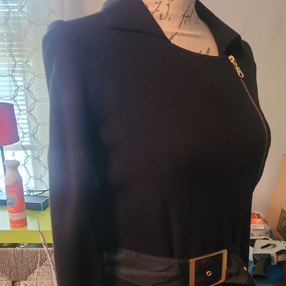 HPπ₯π₯Gorgeous Chelsea & Theodore Belted Waist Jacket small never worn - Picture 2 of 9